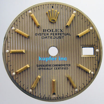 Rolex Ladies Datejust Dial - Tapestry - Kupfer Jewelry