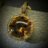 POIRAY of Paris "Golden Dreams" Diamonds & Citrine Earrings