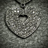 POIRAY of Paris "Hearts" Diamond dangling Earrings