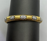 Milano - 18K Yellow Gold Diamond Insert