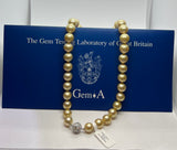 South-Sea Pearl Necklace "Gold"