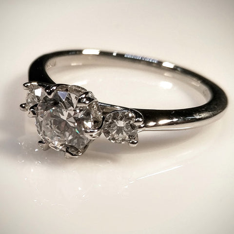 Ritani Platinum Engagement Ring by Ritani (Mounting Only) - Kupfer Jewelry - 1