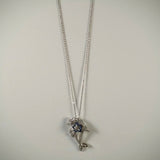Kupfer Jewelry Diamond and Sapphire Dolphin Pendant - Kupfer Jewelry - 2
